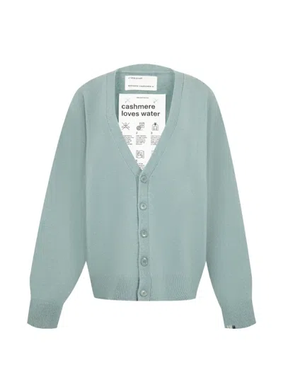 Extreme Cashmere Jonah Button-up Cardigan In Blue