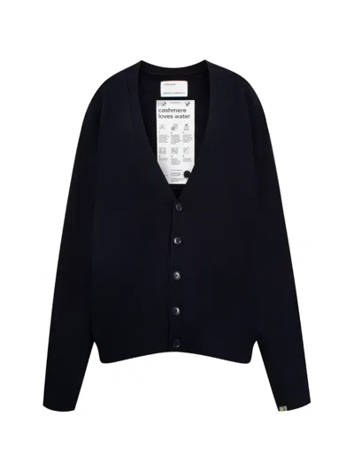 Extreme Cashmere Jonah V-neck Cardigan In Blue