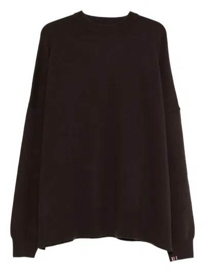 Extreme Cashmere Juna Round-neck Sweater In Brown