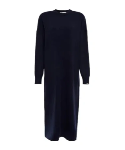 Extreme Cashmere Knitted Dress In Blue