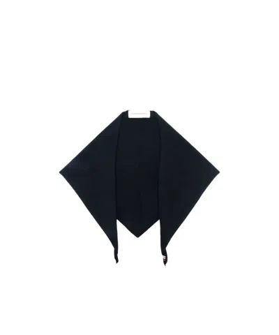 Extreme Cashmere Knitted Snood Scarf In Black