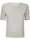 Extreme Cashmere Knitted T-shirt In Neutrals