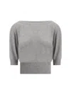 Extreme Cashmere Marianne Sweater In Gray