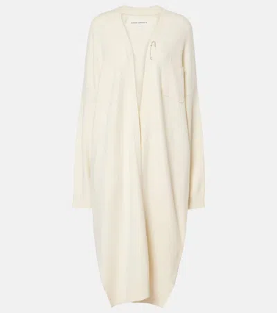 Extreme Cashmere Koto Cashmere-blend Cardigan In Yellow