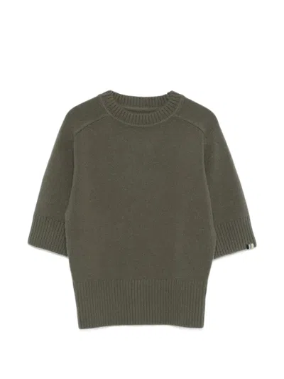 Extreme Cashmere Lauren Ribbed Sweater In Green