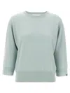 Extreme Cashmere '398 Jewel' Crew Neck Knit Sweater In Light Blue