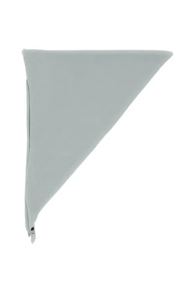 Extreme Cashmere Light Blue Bandana Cashmere-blend Scarf In Green