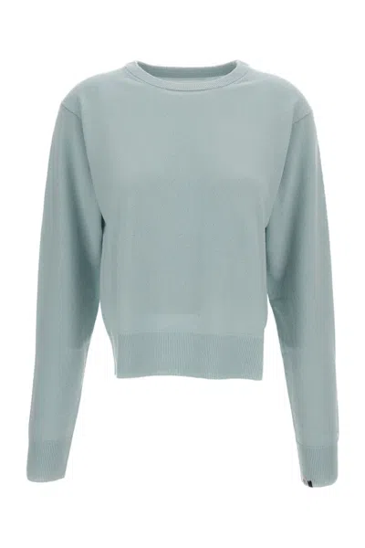Extreme Cashmere Light Blue Cashmere N.475 Crewneck Sweater In Green