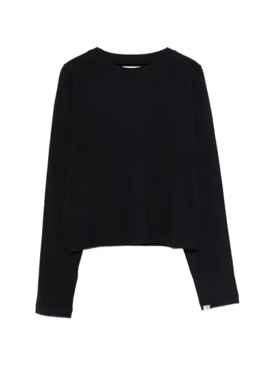 Extreme Cashmere Lisa Long-sleeve T-shirt In Black