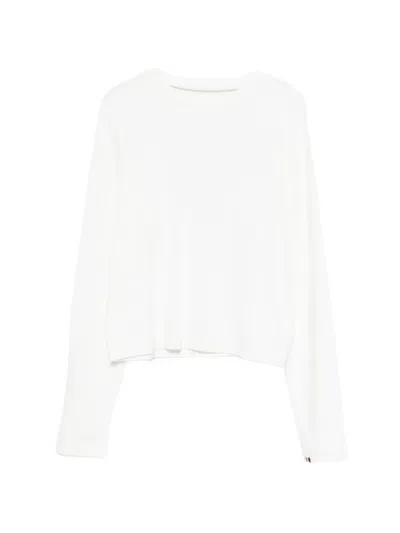 Extreme Cashmere Lisa Long-sleeve T-shirt In White