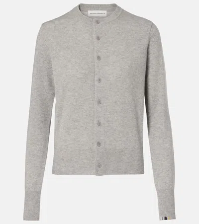 Extreme Cashmere Little 2 Cashmere Cardigan In Gray