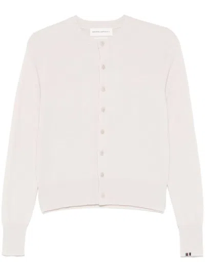 Extreme Cashmere Chou Cardigan In White