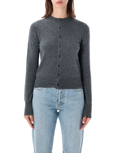 Extreme Cashmere Little 2 Mini Cashmere Cardigan In Grigio