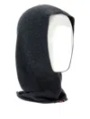 Extreme Cashmere Logo-detailing Knitted Balaclava In Black