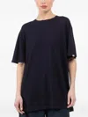 Extreme Cashmere Logo-tag T-shirt In Black