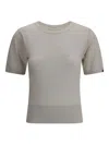 Extreme Cashmere Logo-tag T-shirt In Grey
