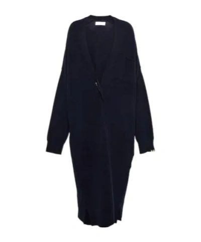 Extreme Cashmere Long Knit Cardigan In Black