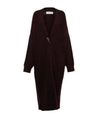 Extreme Cashmere Long Knit Cardigan In Black