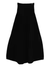 Extreme Cashmere Long Skirt In Black