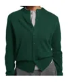 Extreme Cashmere Long-sleeved Knitted Cardigan In Green
