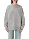 Extreme Cashmere Lovley Crew Neck In Gray