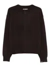Extreme Cashmere Luce Buttoned Cardigan In Brown