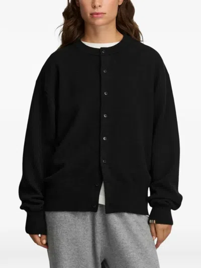 Extreme Cashmere Luce Button-up Cardigan In Black