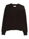 Extreme Cashmere Cashmere Blend Cardigan In Brown
