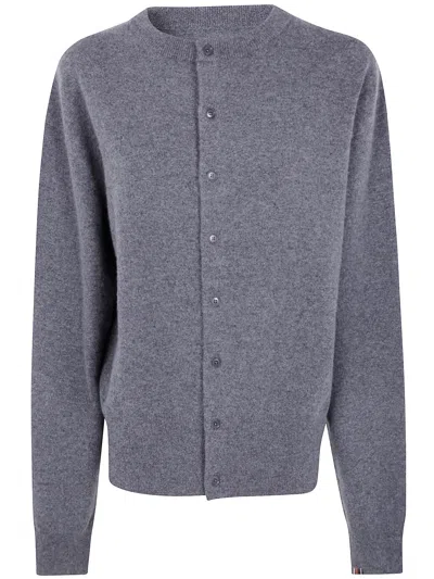 Extreme Cashmere "light No. 436" Cardigan Clothing In Gray