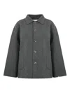 Extreme Cashmere Maker Buttoned Jacket In Gray