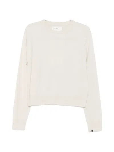 Extreme Cashmere Cashmere Crew Neck Sweater Regular Fit In White