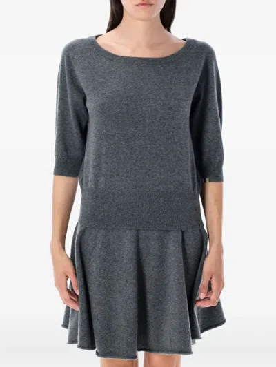 EXTREME CASHMERE MARIANNE HALF-SLEEVE CASHMERE TOP