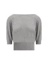 Extreme Cashmere Marianne Sweater In Gray