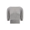 Extreme Cashmere Marianne Sweater In Gray