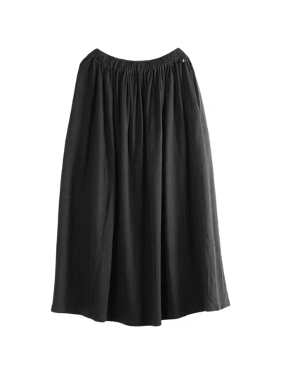 Extreme Cashmere Mary Elasticated Skirt In Black