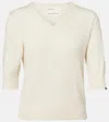 Extreme Cashmere Mel Cashmere Top In White