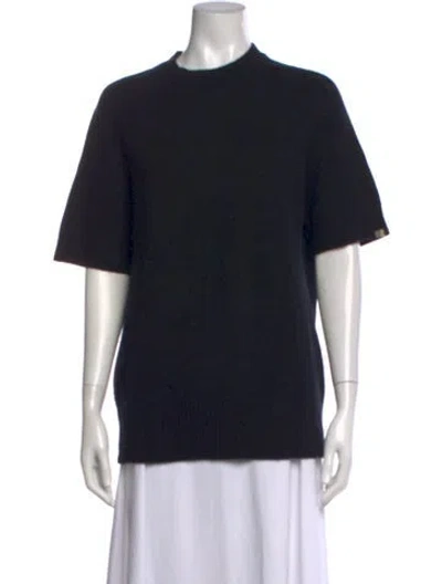 Pre-owned Extreme Cashmere Mock Neck Sweater In Blue