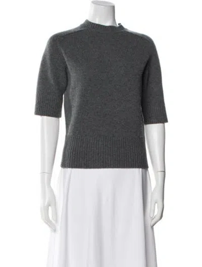 Pre-owned Extreme Cashmere Mock Neck Sweater In Gray