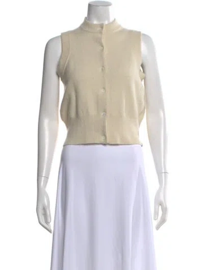 Pre-owned Extreme Cashmere Mock Neck Sweater In Neutral