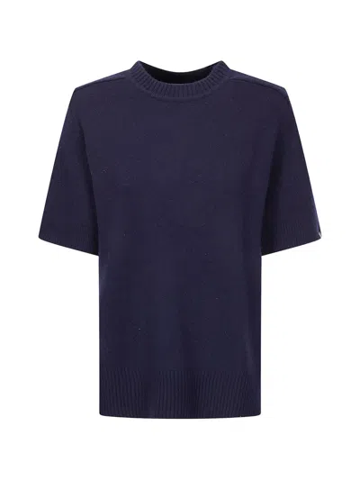 Extreme Cashmere Nº 454 Scott Short-sleeve T-shirt In Blue