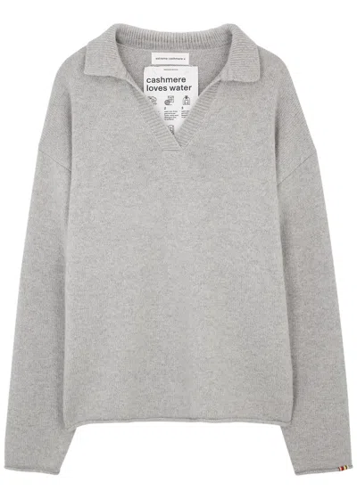 Extreme Cashmere N°101 Jules Cashmere Jumper In Gray