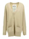 Extreme Cashmere 'n.117 Desert' V-neck Cardigan In Beis