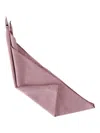 Extreme Cashmere Pink Stretch Cashmere Blend Bandana In Pink