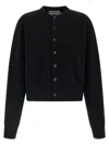 Extreme Cashmere Button-cuffed Cardigan In Multi