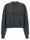 Extreme Cashmere Button-cuffed Cardigan In Black