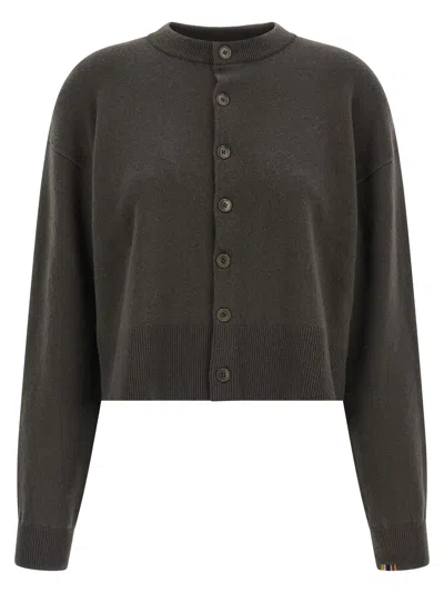 Extreme Cashmere N°170 Chou Cardigan In Brown