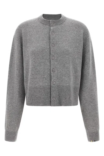 Extreme Cashmere 'n°170 Chou' Cardigan In Gray