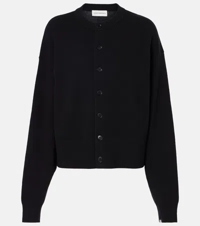 Extreme Cashmere N°170 Chou Cashmere-blend Cardigan In Black