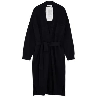 Extreme Cashmere N°195 Coat Cashmere Cardigan In Black