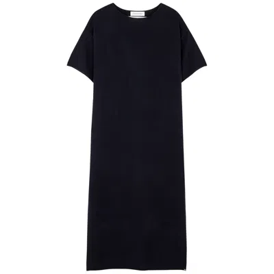 Extreme Cashmere N°196 Tee Cashmere Maxi Dress In Black